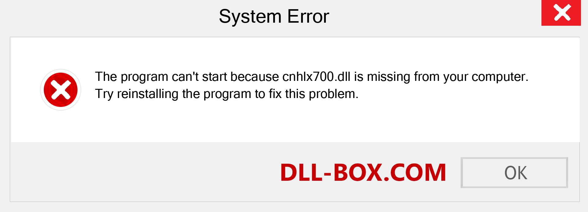  cnhlx700.dll file is missing?. Download for Windows 7, 8, 10 - Fix  cnhlx700 dll Missing Error on Windows, photos, images