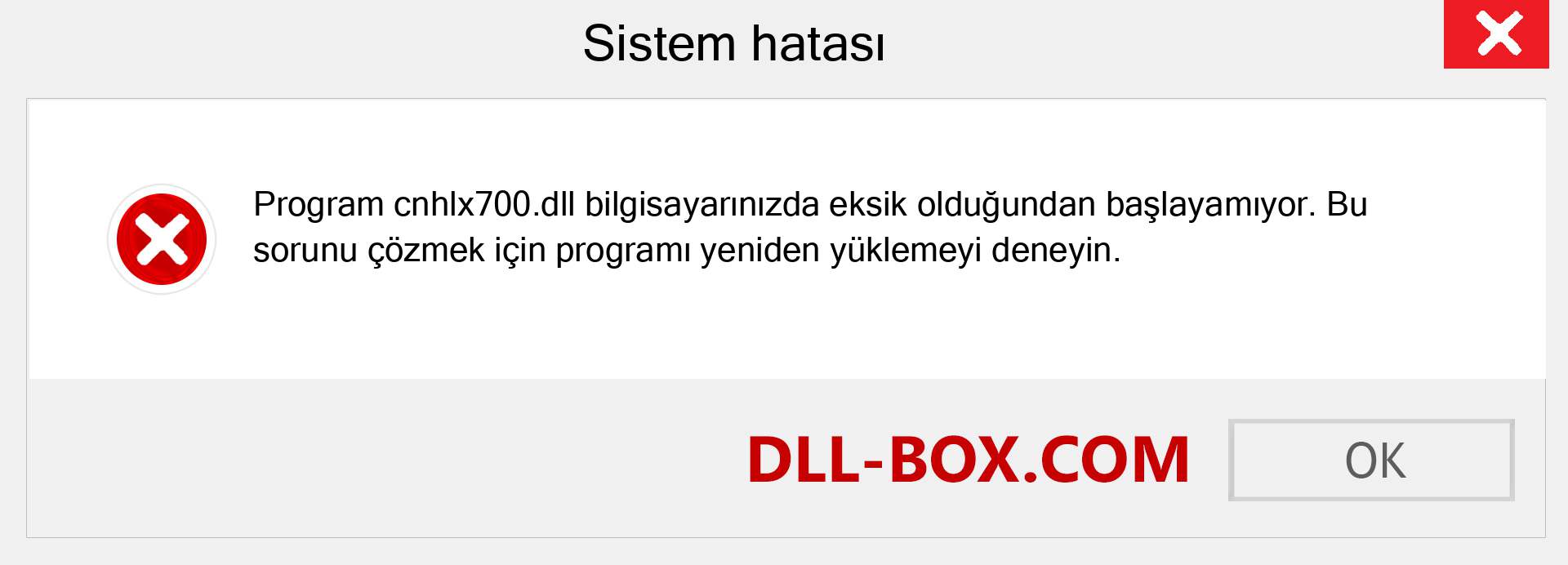 cnhlx700.dll dosyası eksik mi? Windows 7, 8, 10 için İndirin - Windows'ta cnhlx700 dll Eksik Hatasını Düzeltin, fotoğraflar, resimler